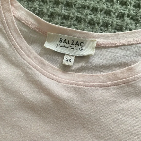 T-shirt Balzac Paris « Vivre sa Vie » XS Light Pink - Picture 5 of 5